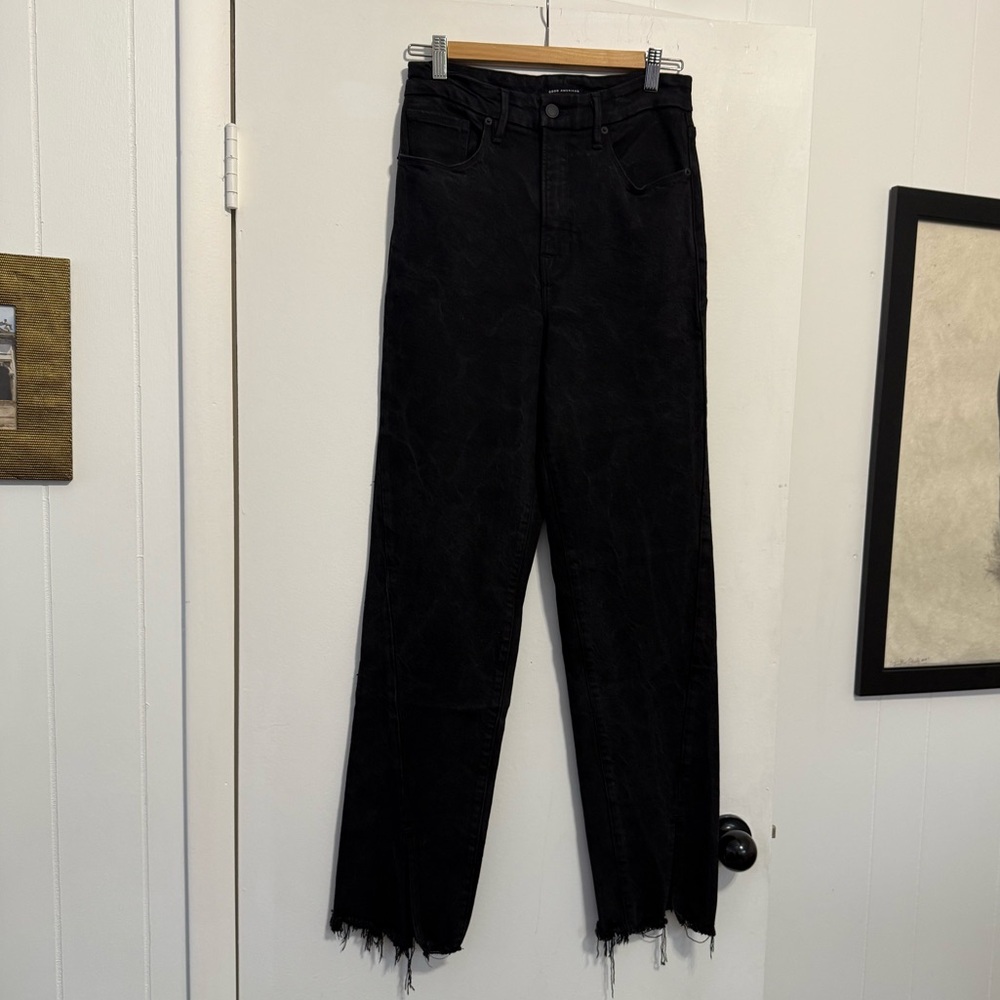 Good American Charcoal Denim Jeans